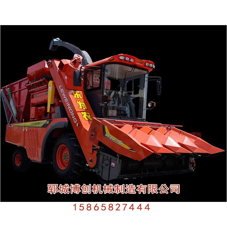 二手乐为农四行茎穗双收机